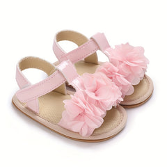 Baby Girls Flower Sandals Lightweight Summer Outdoor Beach Sandals