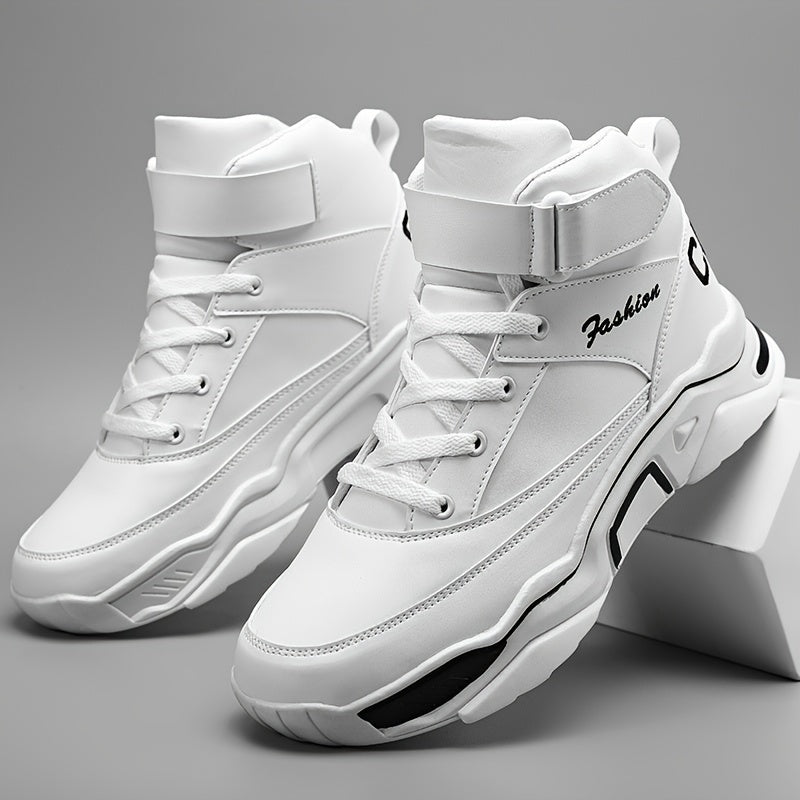 Men's Elevator Casual Shoes Hook And Loop Fastener