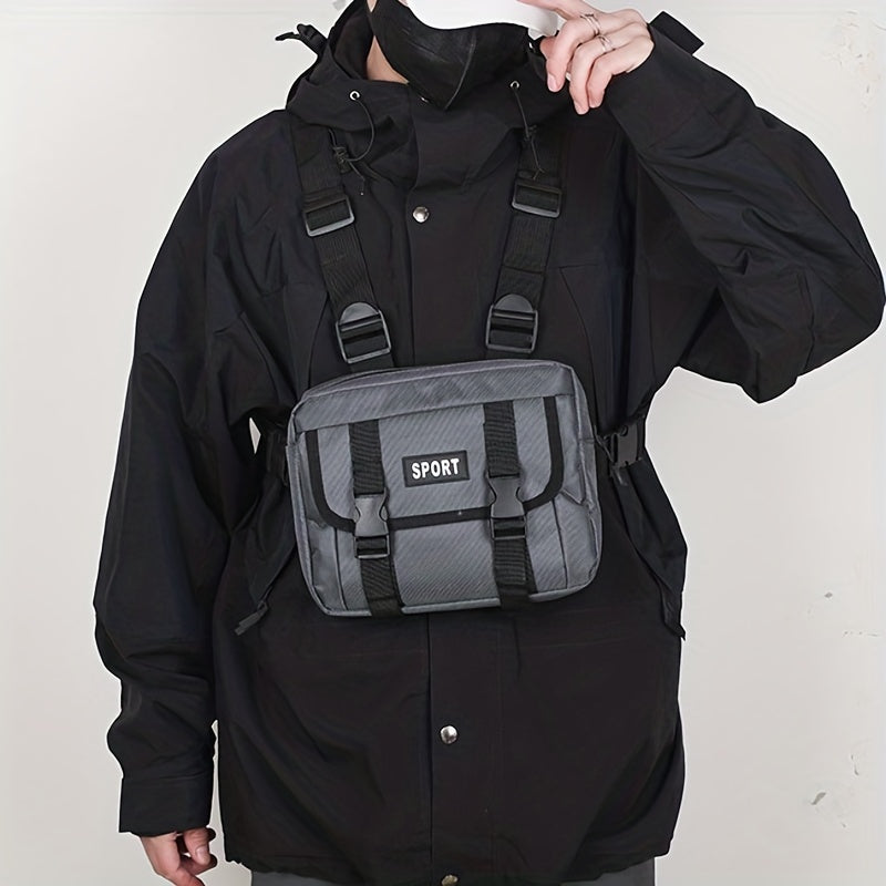 Men's Casual Chest Bag Outdoor Sports Cycling Chest Bag