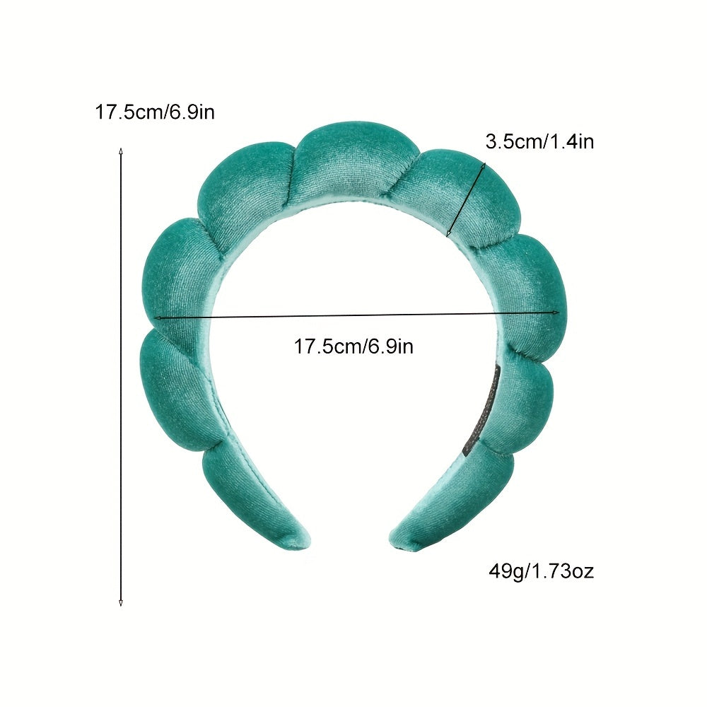 Spa Cloth Sponge Hairband for Girls