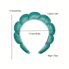Spa Cloth Sponge Hairband for Girls