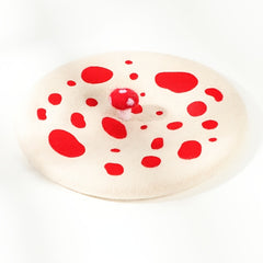 Women's Woolen Mushroom Beret Hat Embroidered Painter Hat