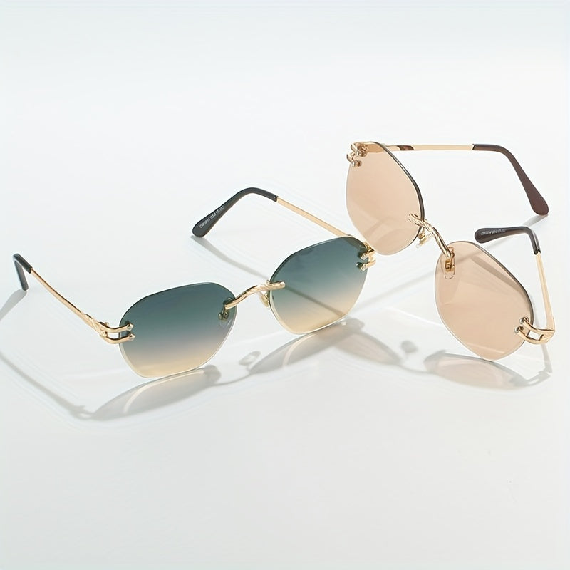 Retro Rimless Sunglasses 3014 Catch all
