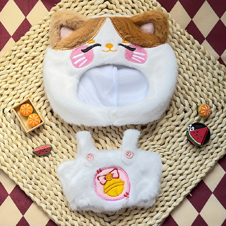 Plush Doll Animal Headset for Dolls with Normal Body