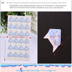 DIY Album Cartoon Paper Corner Stickers