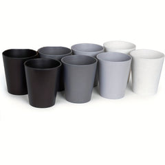 8pcs Reusable Plastic Cups 12oz for Outdoor & Home Use