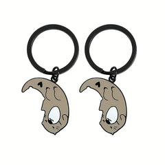 Couple Zinc Alloy Keychain Romantic Gift Anniversary Birthday Accessories Men