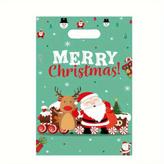 4pcs Christmas Gift Bag Party Candy Cartoon Wrapping Gift Bag