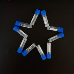 50pcs Plastic Graduated Cryovials Freezing Tubes with Screw Covers