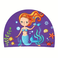 Mermaid Pony Swim Cap - Waterproof & Ear Protective Hat