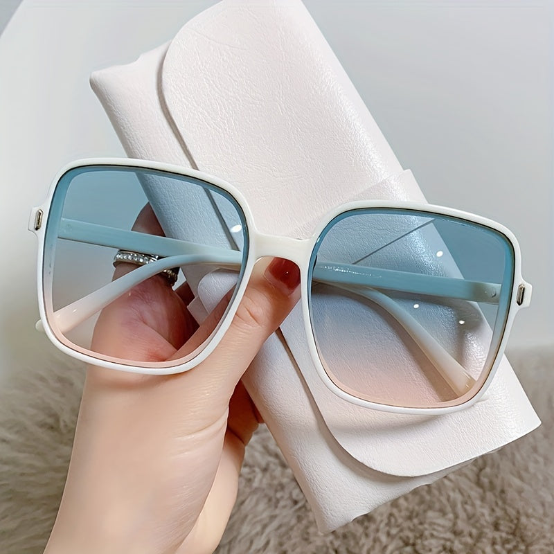 Large Square Sunglasses Summer Beach Party UV400