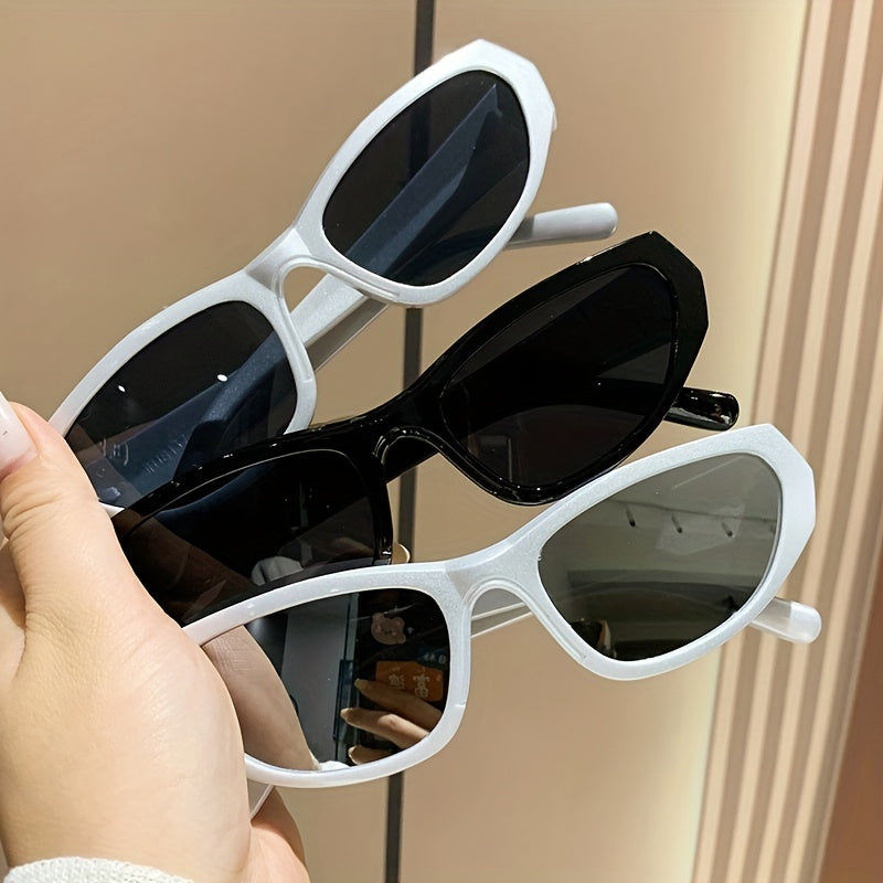 Y2K Wrap Around Sunglasses Sports UV400 Sun Shades for Cycling Beach Travel