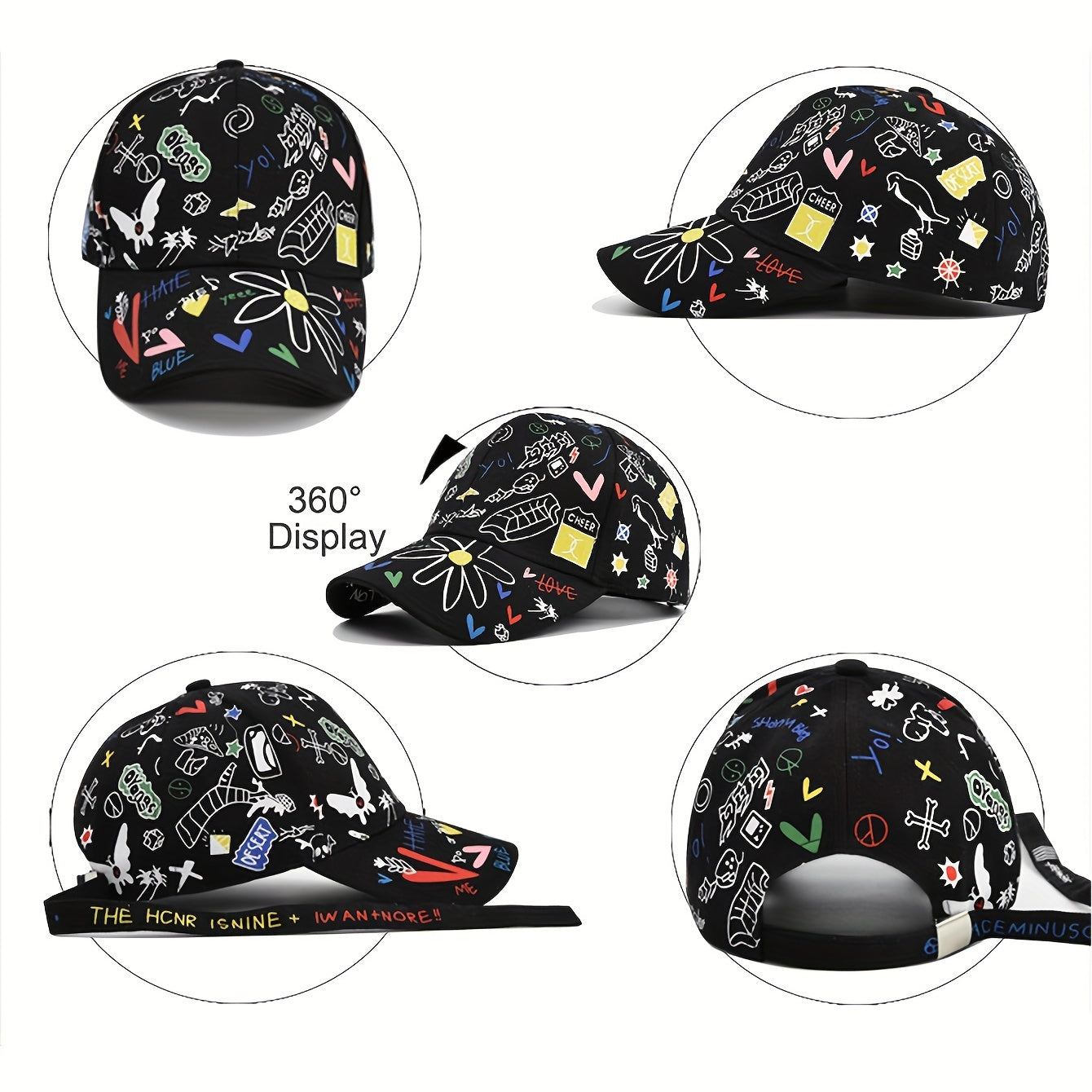 Hip Hop Graffiti Baseball Cap Unisex Dad Hat