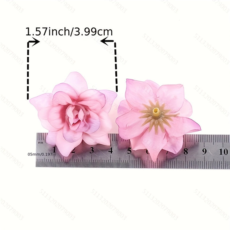 10pcs Silk Rose Head for Wedding Home Decoration DIY Craft Flowers