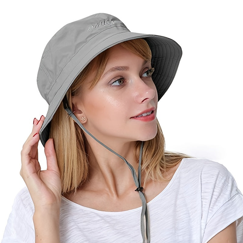 Women's Sunshade Bucket Hat Beach Boonie Hat