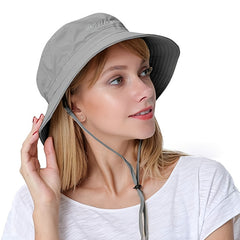 Women's Sunshade Bucket Hat Beach Boonie Hat