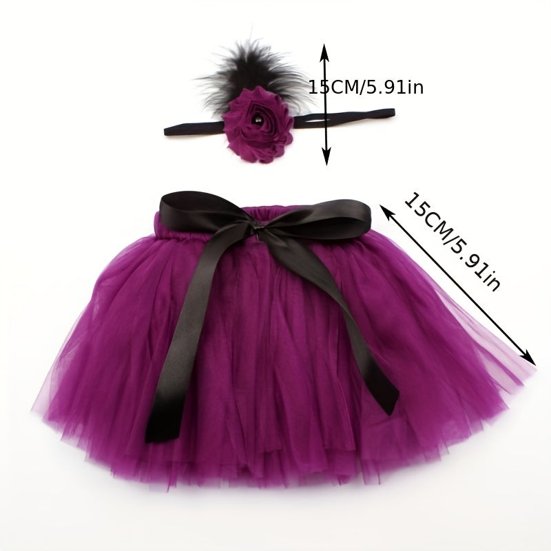 Newborn Tutu Skirt Baby Bunny Skirt Purple