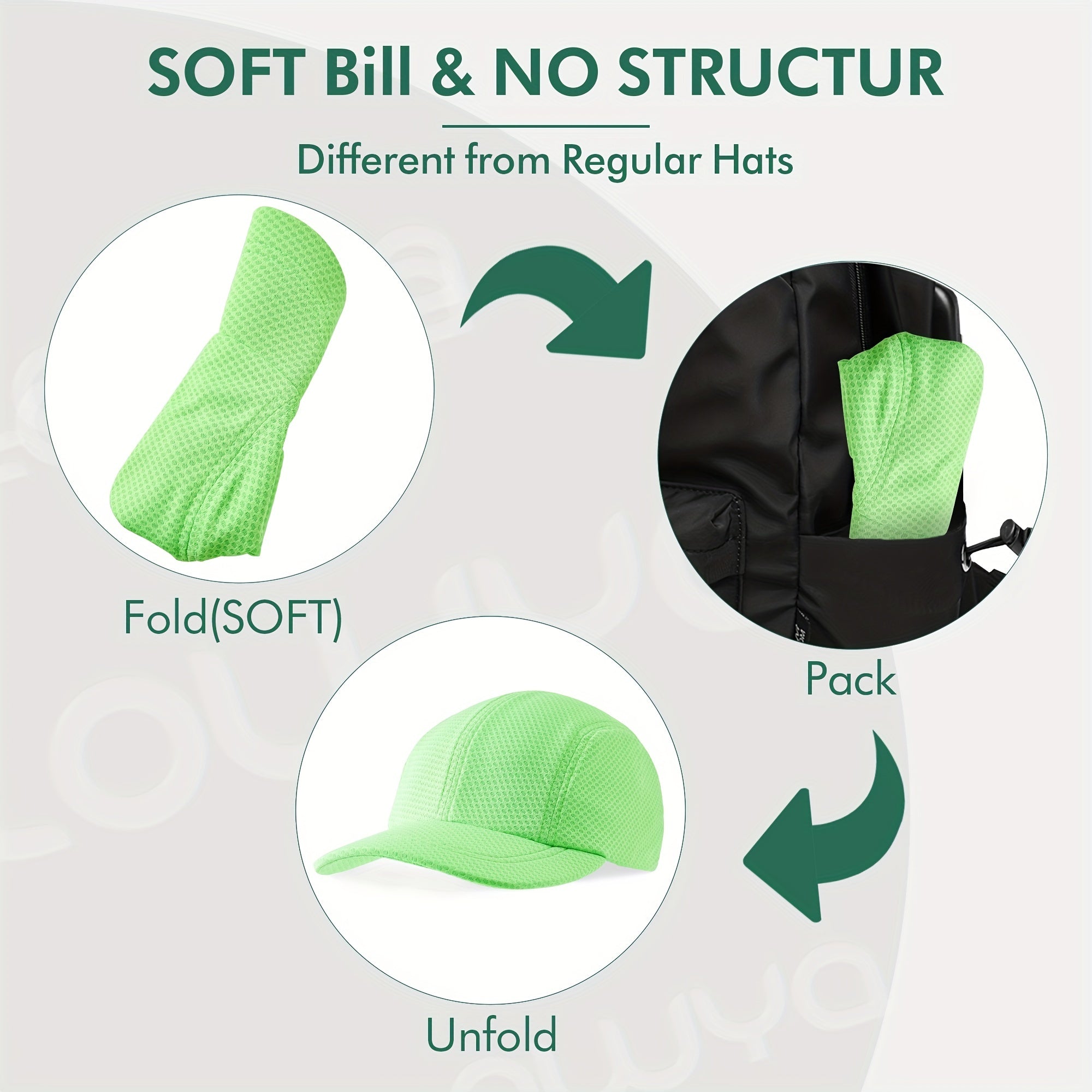 Quick Drying Baseball Cap Mesh Breathable Sun Hat Adjustable Lightweight