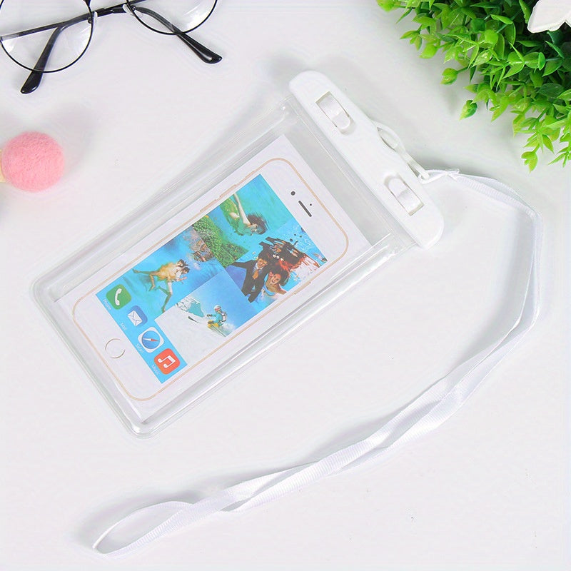 Waterproof Phone Pouch for Water Sports - Transparent PVC Sealed Case