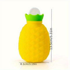Pineapple Cartoon Silicone Hot Water Bag