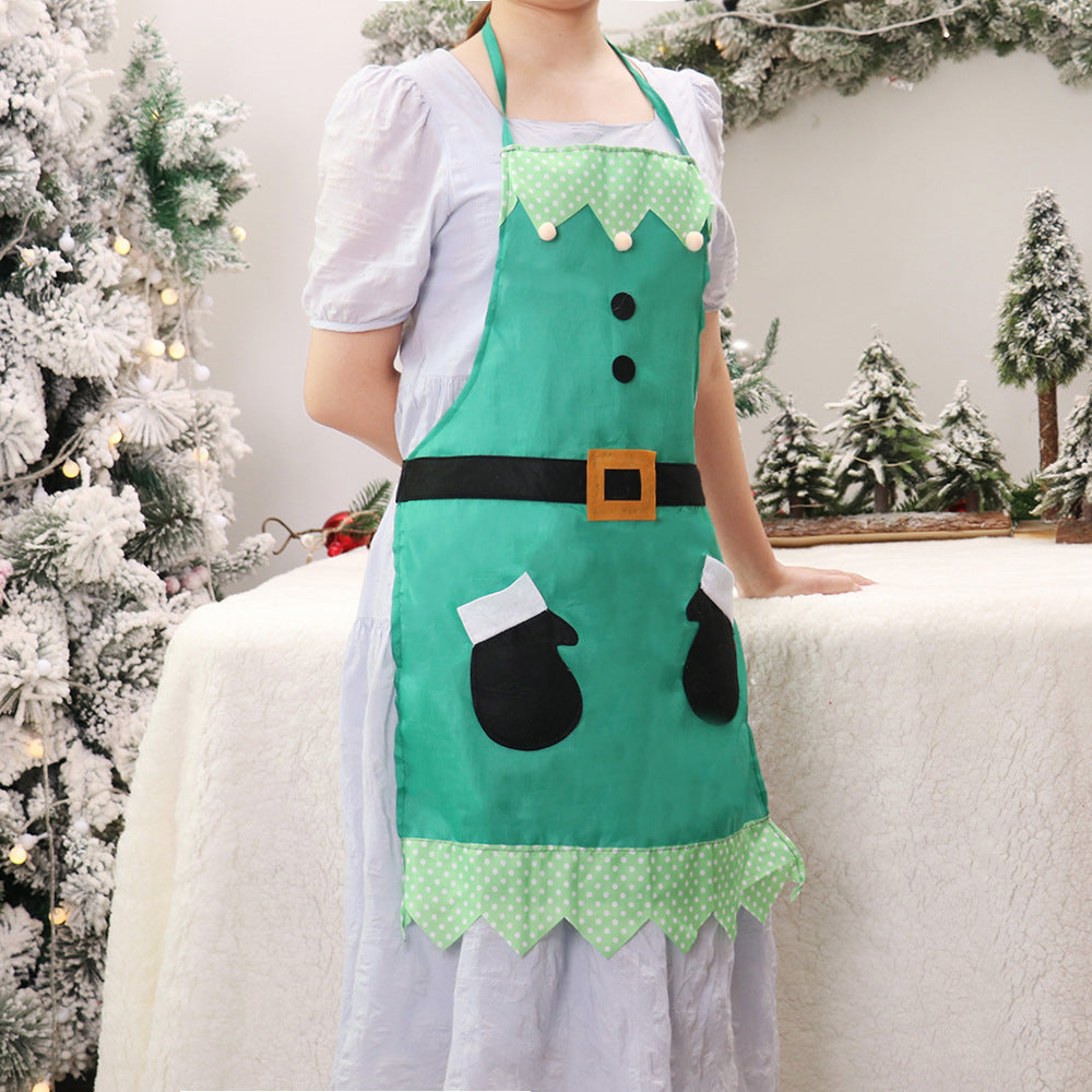 Snowman Christmas Apron Dust and Stain Resistant
