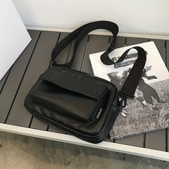 Men's Messenger Bag Solid Versatile Men's Bag Sports Diagonal Crossbody Bag