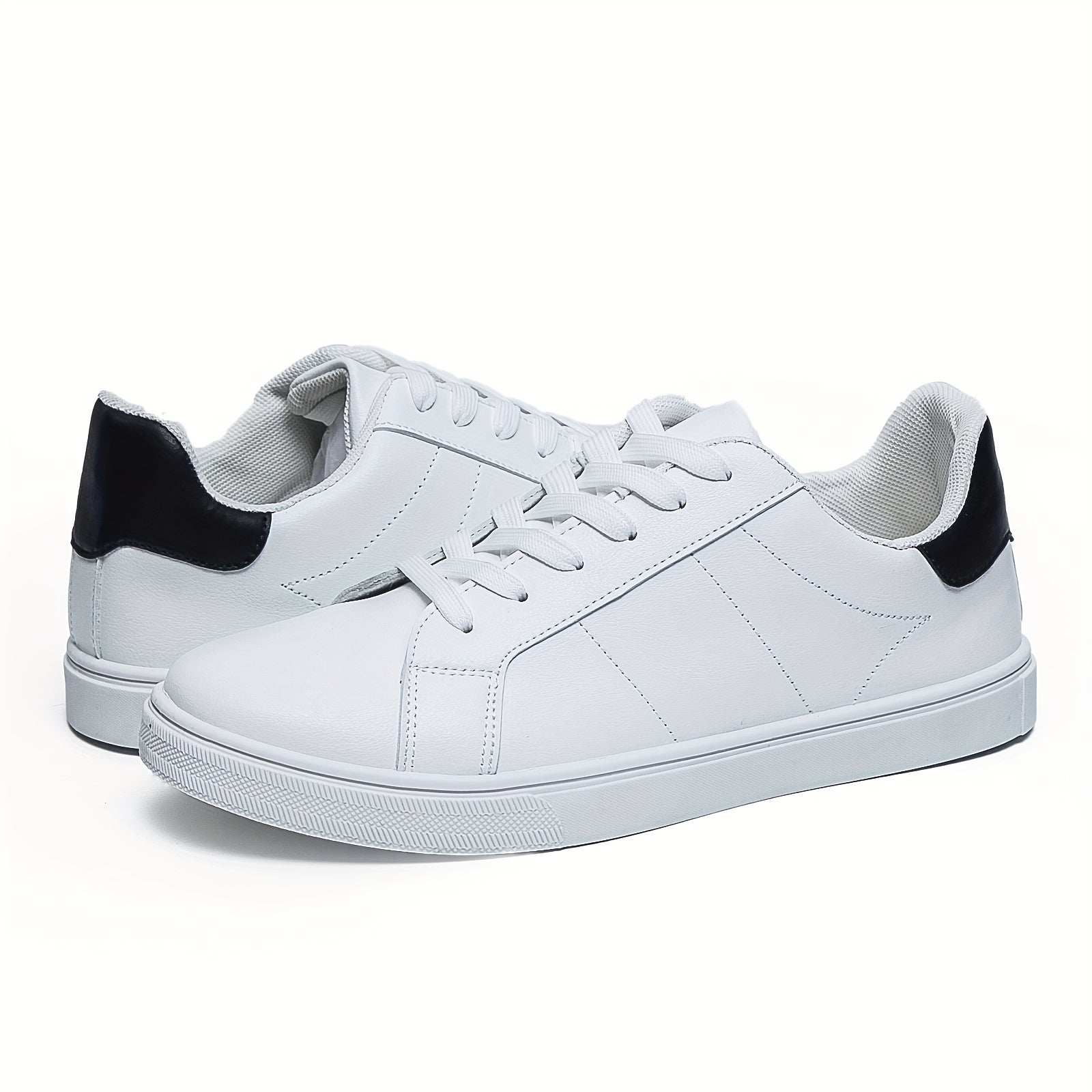 Men's Non slip Skate Shoes Casual Outdoor Lace up Walking Sneakers Flat Shoes