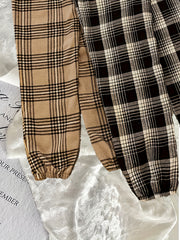 Plaid Sleep Bottoms Casual & Cozy Home Sleep Pants Women's Sleepwear
