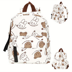Kids Backpack Cartoon Rabbit Bear School Bag