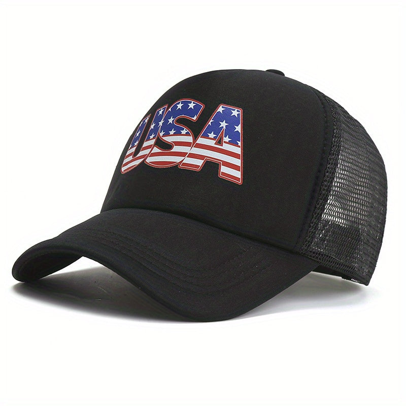 Breathable Mesh Hole Baseball Cap Unisex Hip Hop Cap Sun Protection Hat