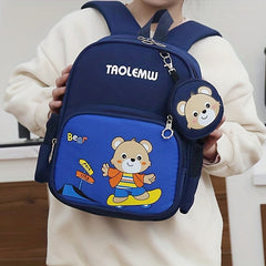 Kids Rabbit Bear Kindergarten Schoolbag Backpack Coin Purse