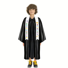 Boys Graduation Ribbon Shoulder Straps Honor Award Satin Shawl