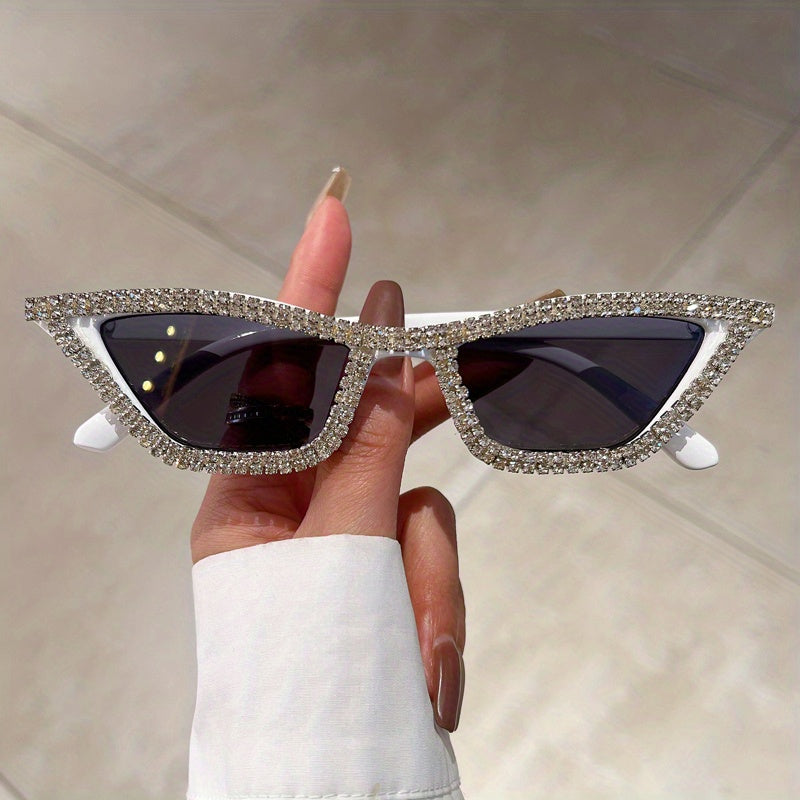Rhinestone Cat Eye Sunglasses UV400