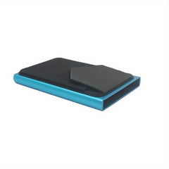 RFID Metal Card Holder Leather Coin Card Holder