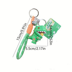 Funny Dinosaur Cartoon Key Chain for Men