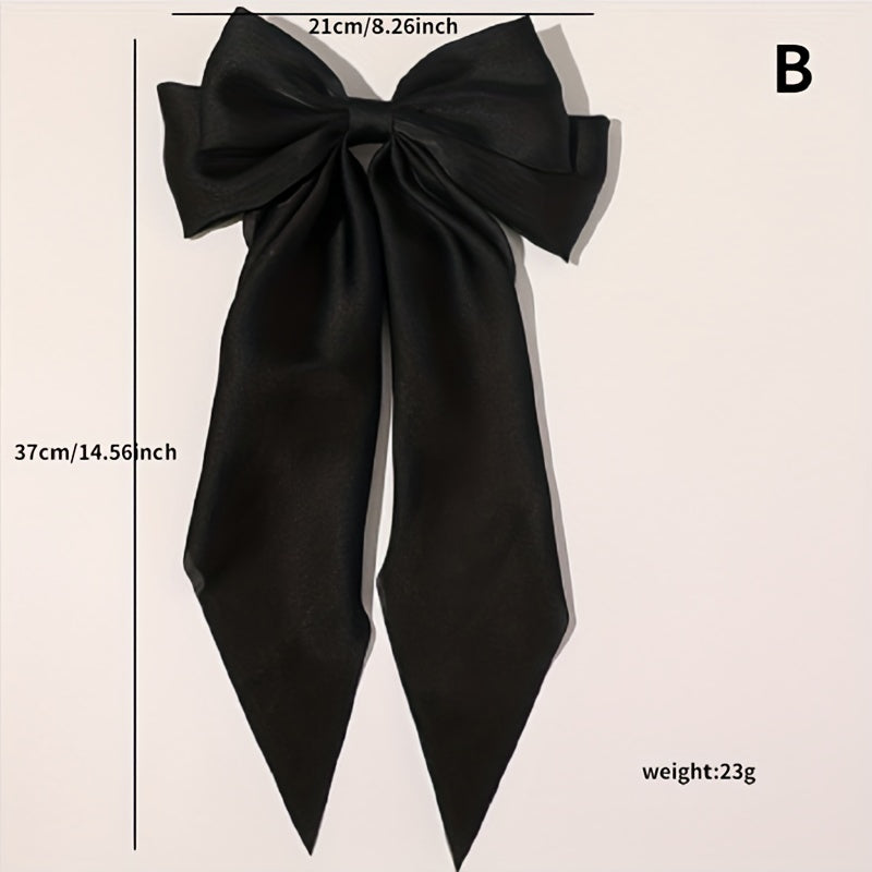 Streamer Bowknot Hair Clip Hair Accessories For Women