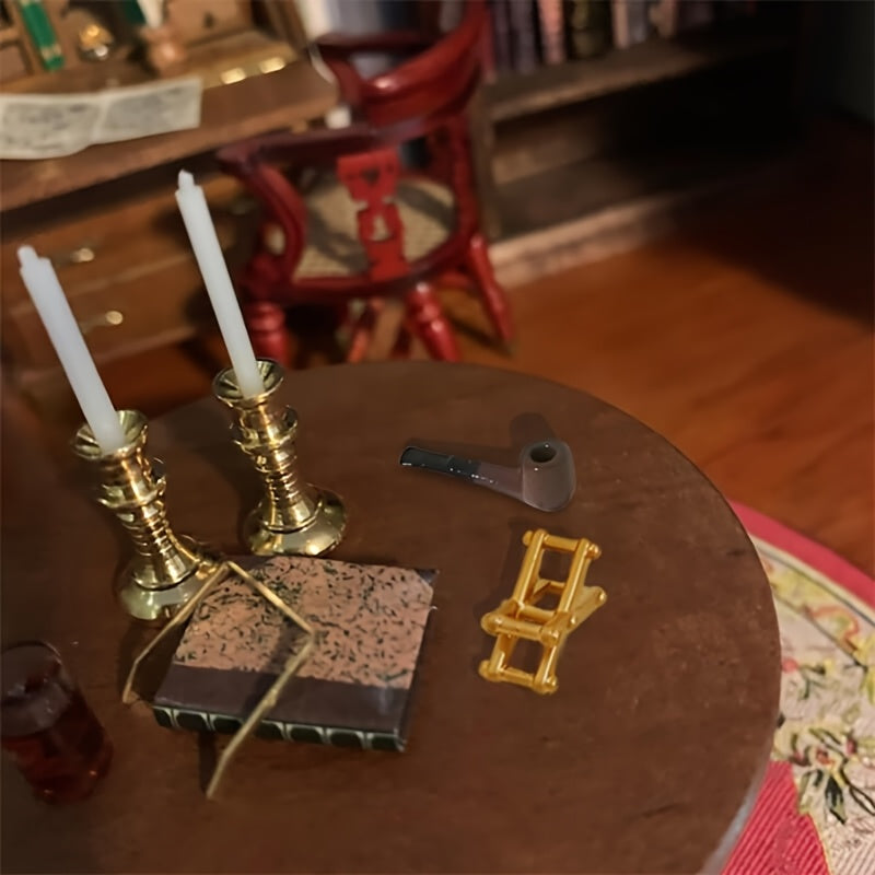 Mini Smoking Pipe Model for Doll House Doll Snowman Leprechaun