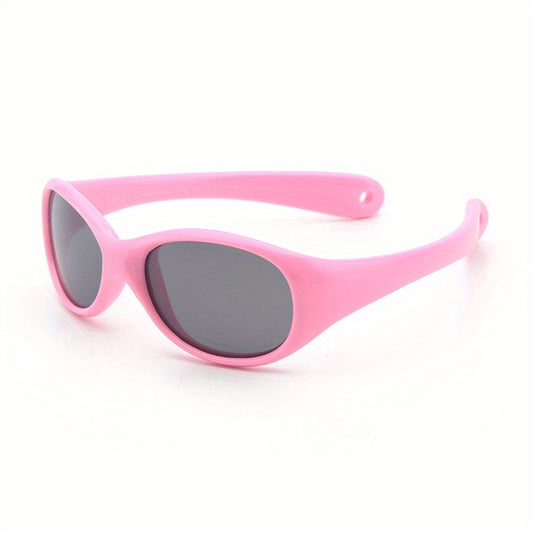 Girls' Polarized Sunglasses Silicone Sunshade Glasses