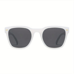 OUWEN Classic Small Square Polarized Sunglasses For Men Retro Mixed Sun Glasses