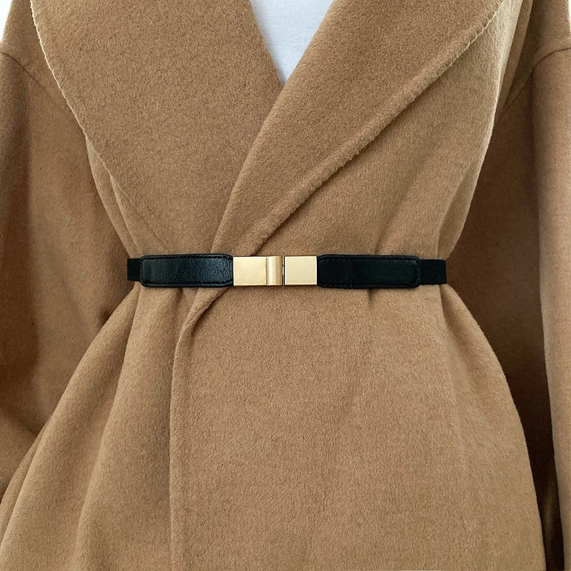 Thin Waist Belt Elastic Decoration Dress Skirt Girl