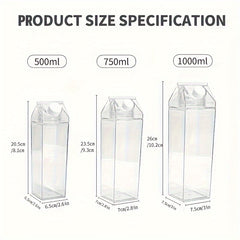 Portable Leakproof Milk Bottle with Cow Pattern