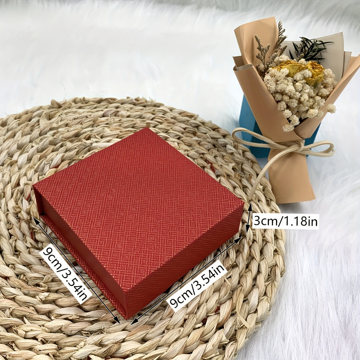 Magnet Flip Box Jewelry Earrings Necklace Ring Bracelet Box Packaging