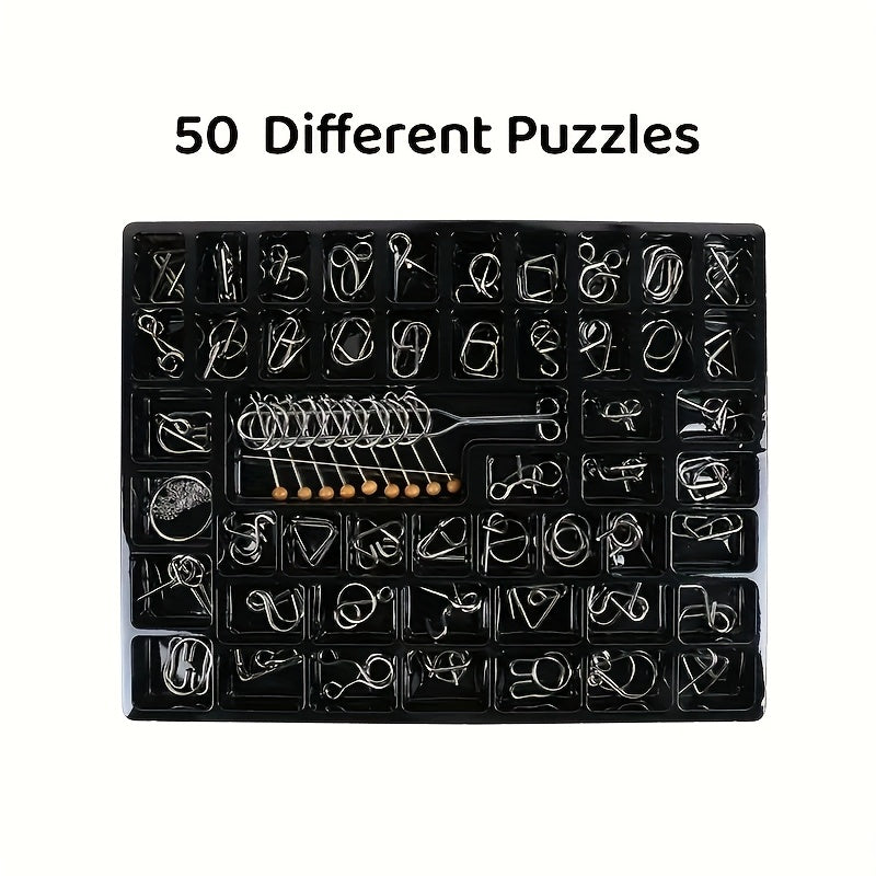 30pcs Puzzle Unlocking Tool Set Nine Link Chain Kongming Lock & Luban's Locks Ad