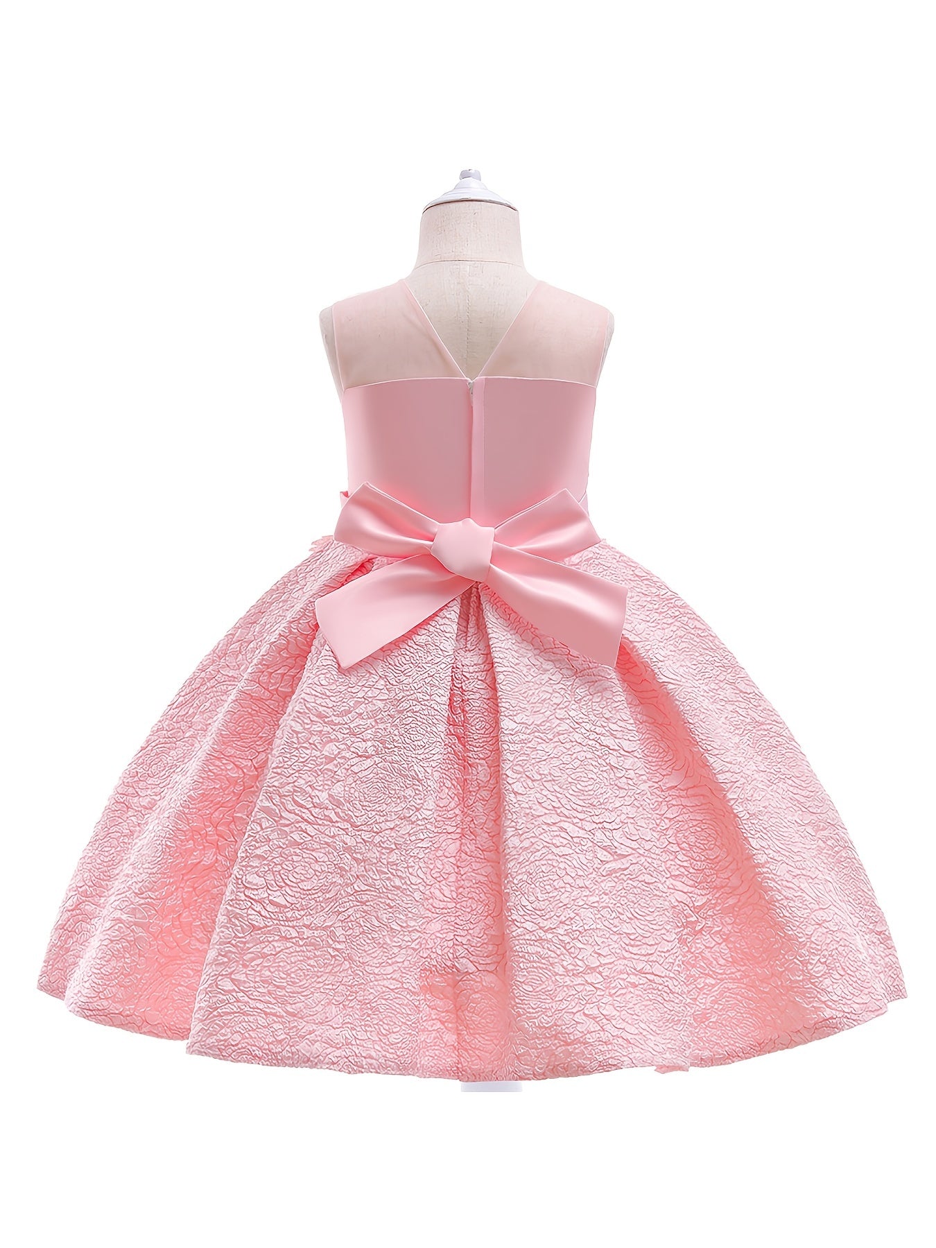 Embroidered Flower Girl Princess Dress for Party, Wedding, Performance