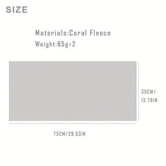 Soft Face Towel Coral Fleece Quick Drying Washcloth 13 78x29 53i
