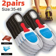 Silicone Shock Absorbing Insoles for Foot Pain Relief
