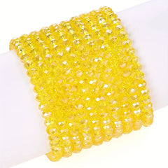 6 8mm AB Crystal Glass Beads Faceted Crystal Glass Beads for Jewelry Making DIY