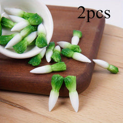2D Radish Dollhouse Vegetable Kitchen Simulation Toys Pretend Play Props