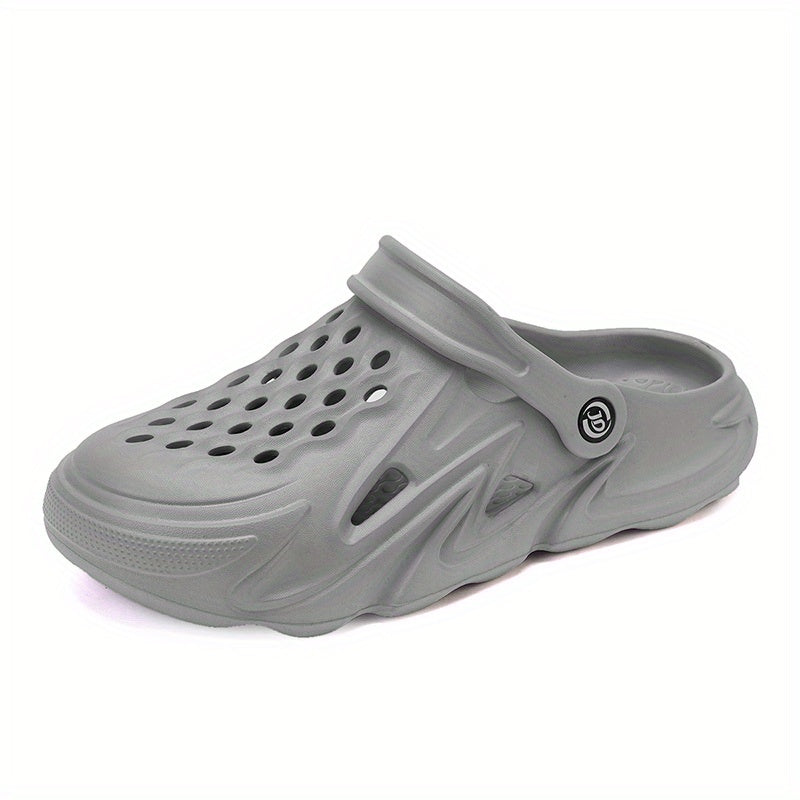 Unisex Soft Sole Comfy Clogs Hollow Out Non Slip Garden Shoes Summer