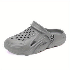 Unisex Soft Sole Comfy Clogs Hollow Out Non Slip Garden Shoes Summer